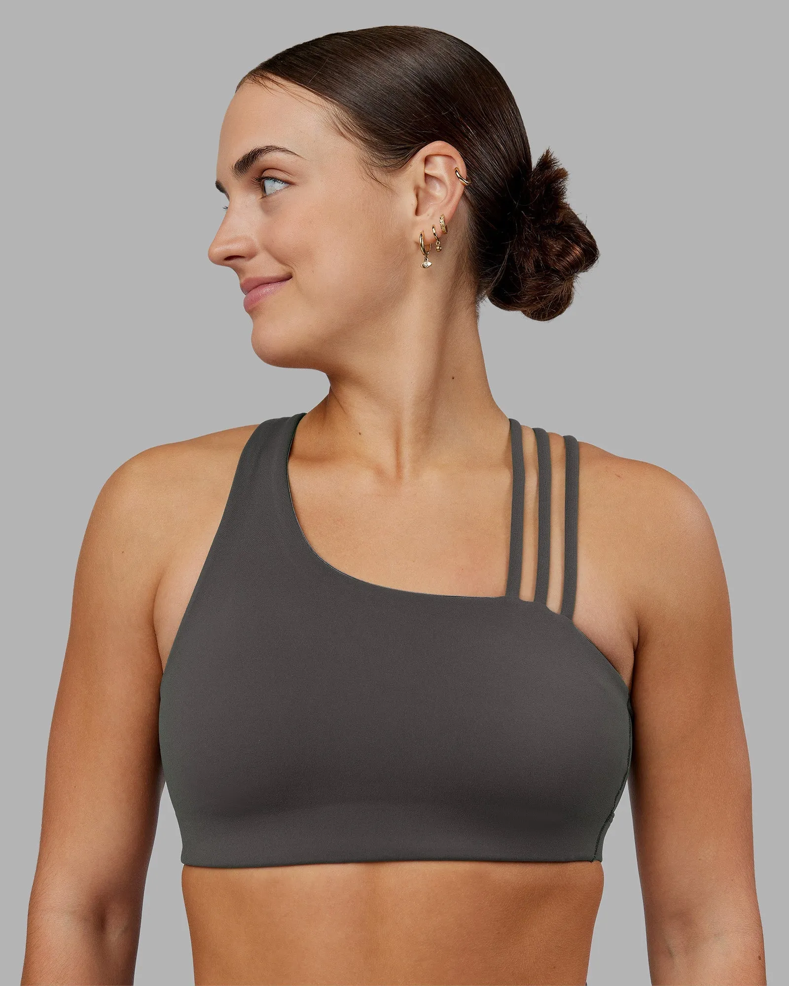 Galvanise Sports Bra 2.0 - Dark Storm Seamless Shape floral