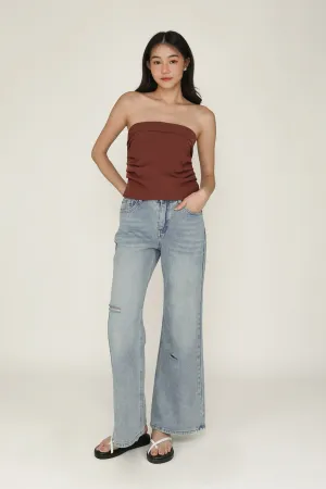 All Day Use Outfit Mood Kaleb Mid Rise Wide Leg Denim Jeans