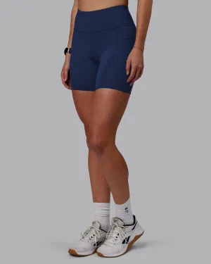 Breathable Waistband Rep Ultra High-Rise 6" Short Pockets No Logo - Future Navy