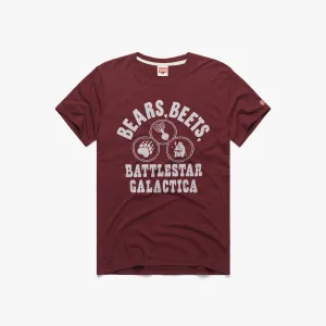 Bears, Beets, Battlestar Galactica Bold Statement Odor Resistant Material