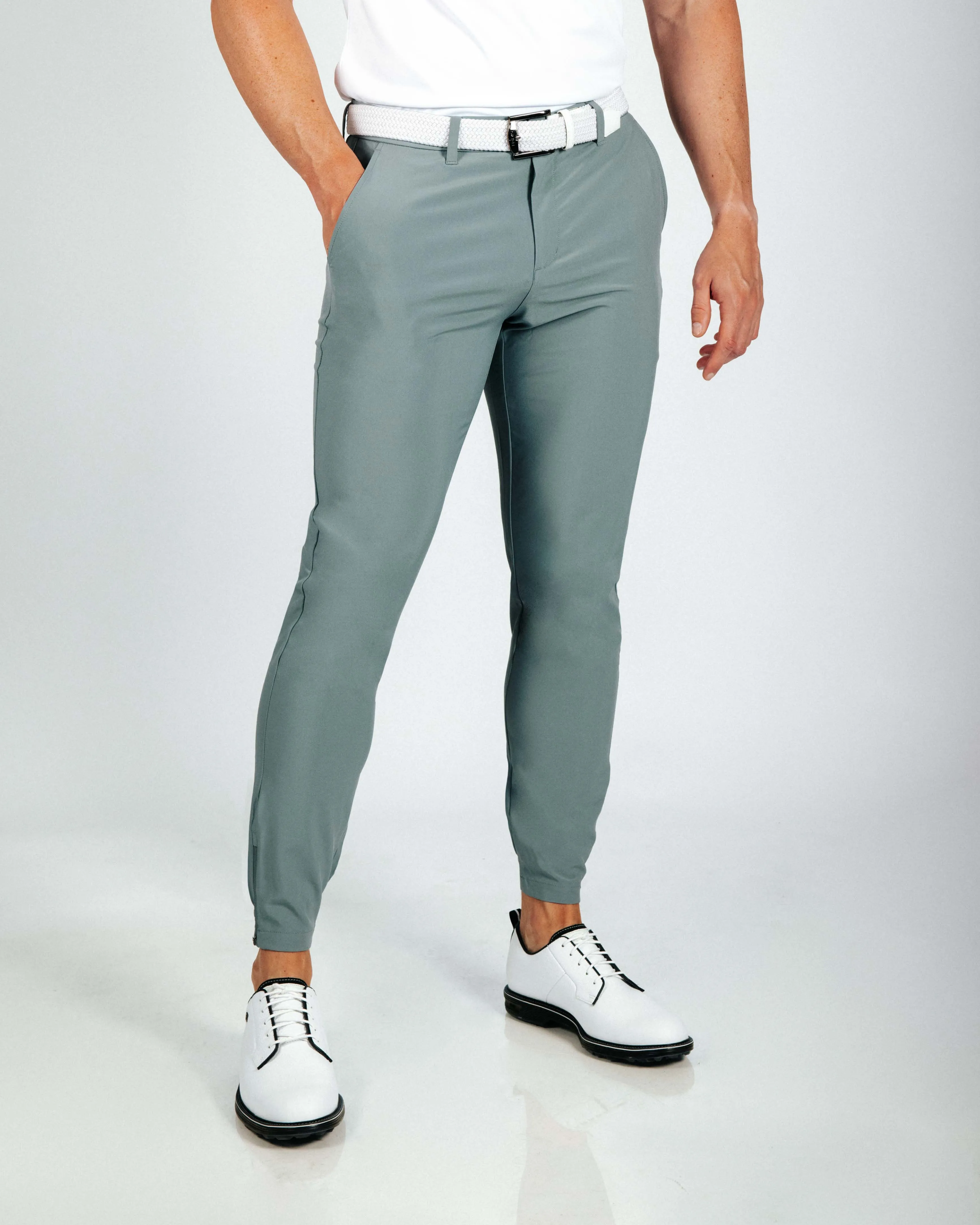 Men's Smoke Green Golf Jogger Sweat Resistant