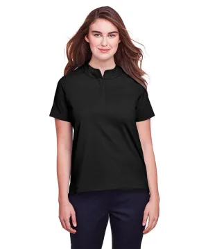 UC105W - UltraClub Ladies Lakeshore Stretch Cotton Performance Polo Shirt Relaxed Fit NonRestrictive Cut