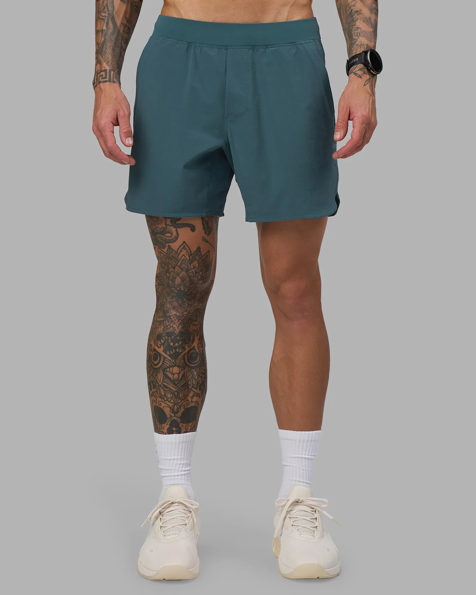 Recycled Material equestrian wear Lift 6" Short - Abyssal