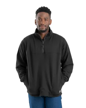 hot weather wear anti static coating Heritage Thermal-Lined Quarter-Zip Sweatshirt