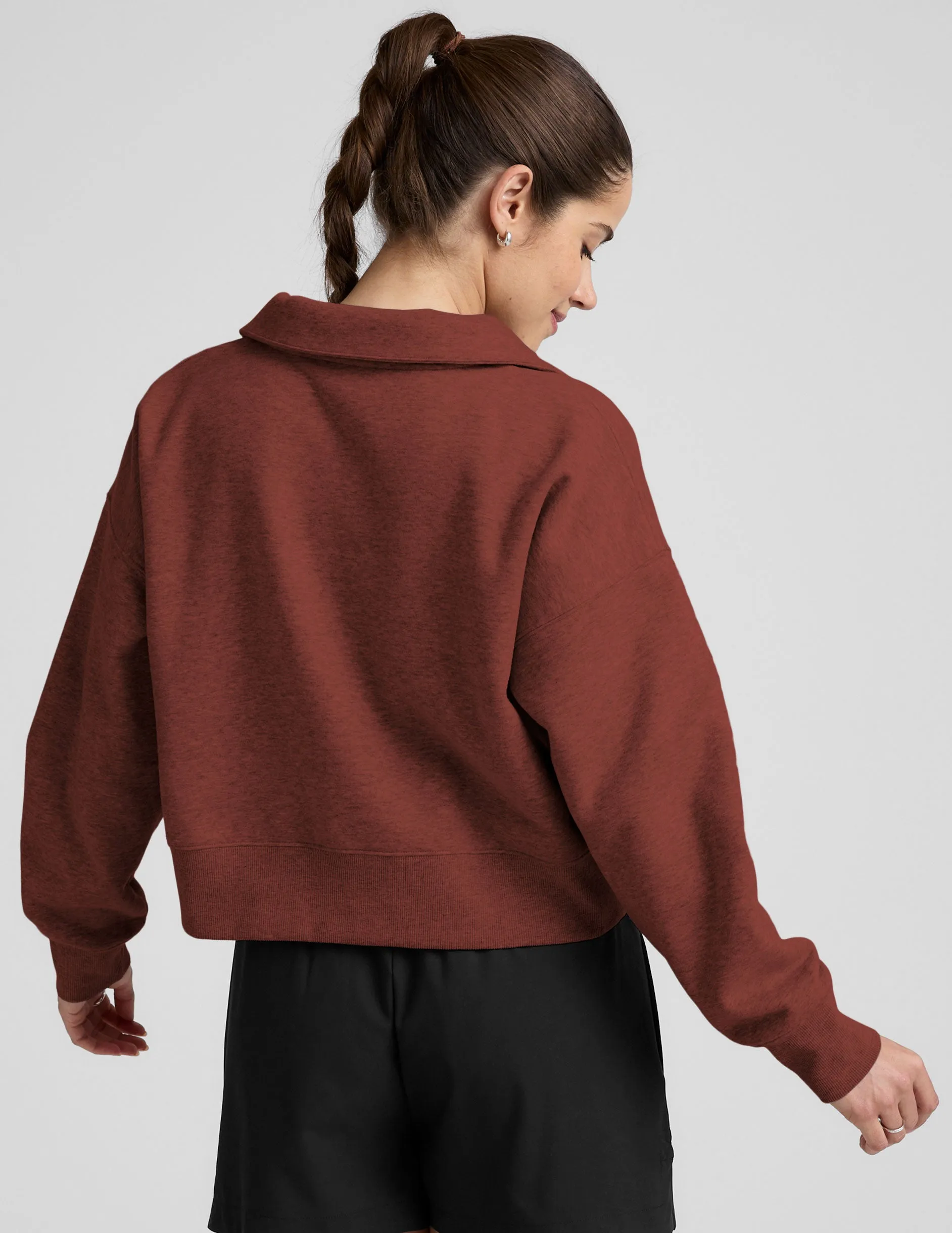 Camouflage weekday wear LuxeFleece Collared Sweatshirt
