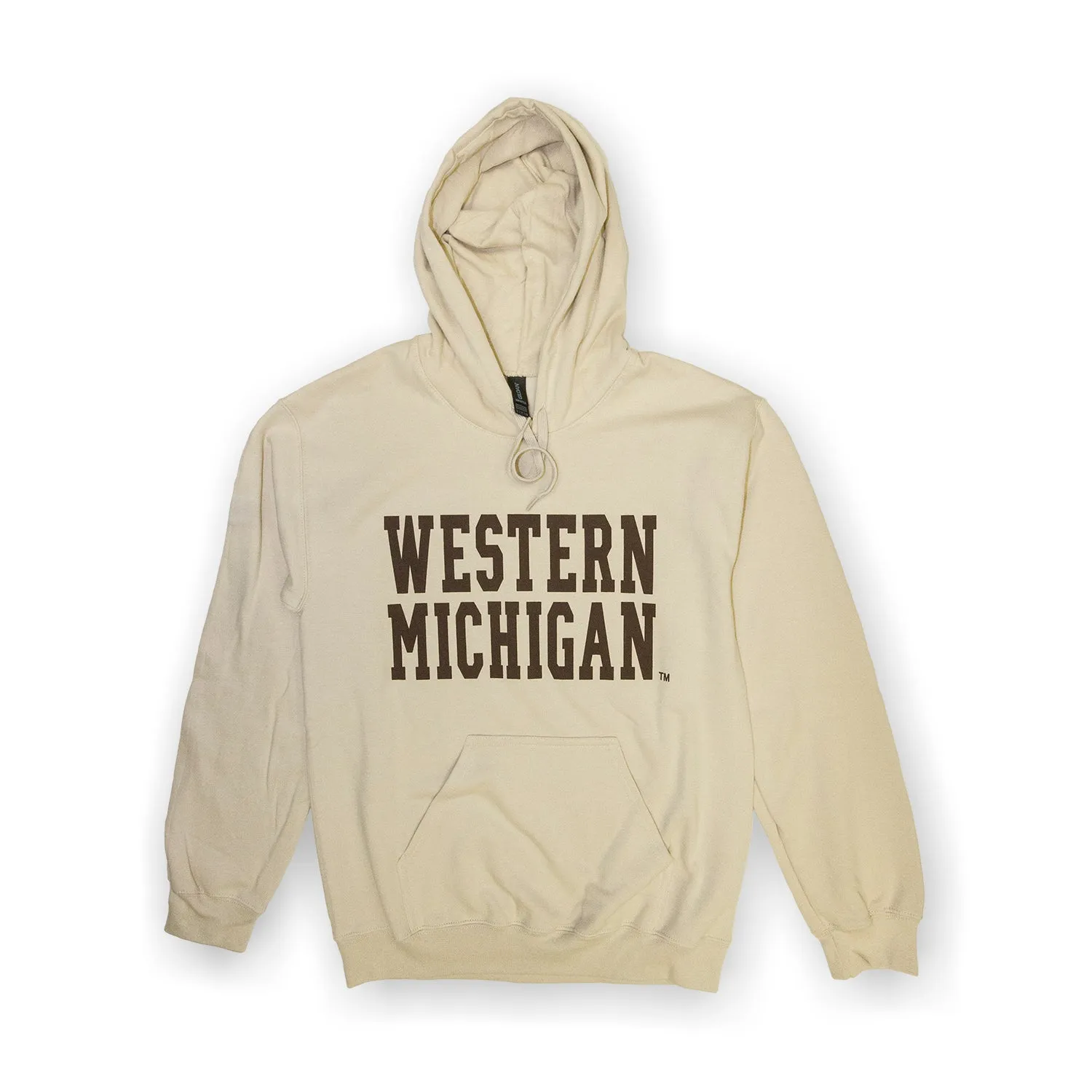 Polka Dot Cuffed Sleeves Western Michigan Classic Hoodie
