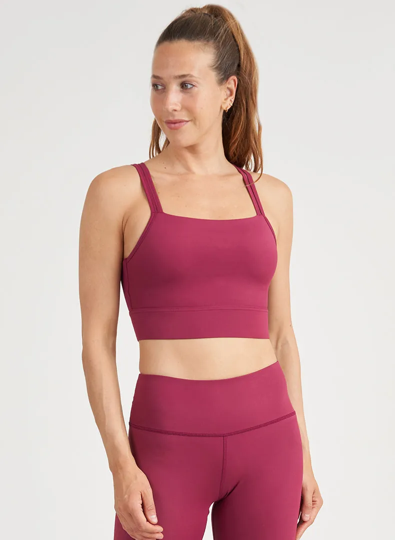 Strappy Square Neck Bra sports events