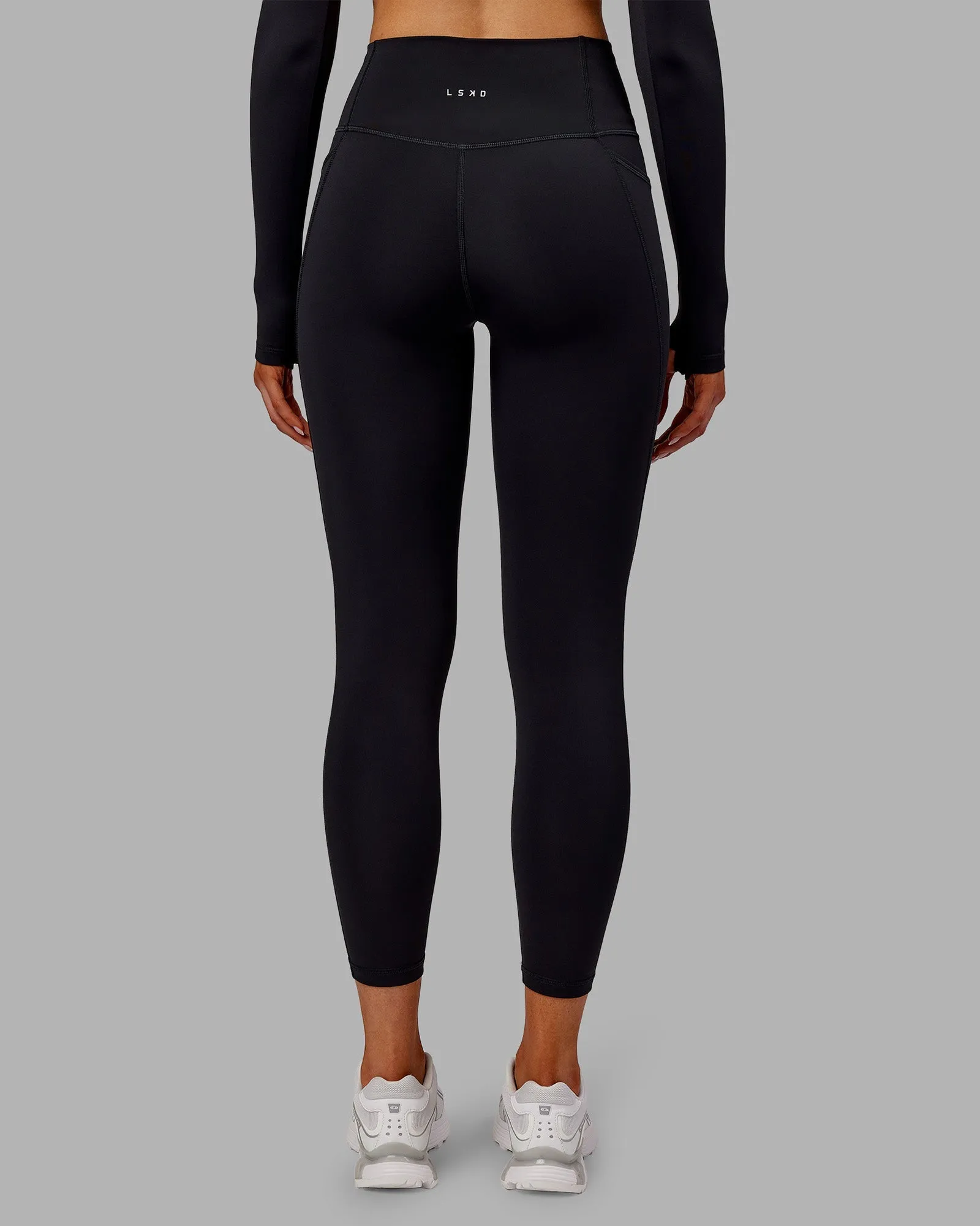 Fusion Thermal Ultra High-Rise 7/8 Legging Pockets - Black Easy Stretch