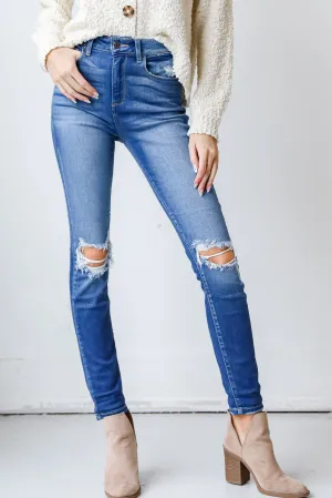 Bridget Distressed Skinny Jeans High Quality Bold Look Summer Vibes Everyday Confidence