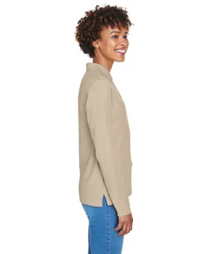 Weekend Wearable D110W - Devon & Jones Ladies Pima Piqu?? Long-Sleeve Polo Shirt