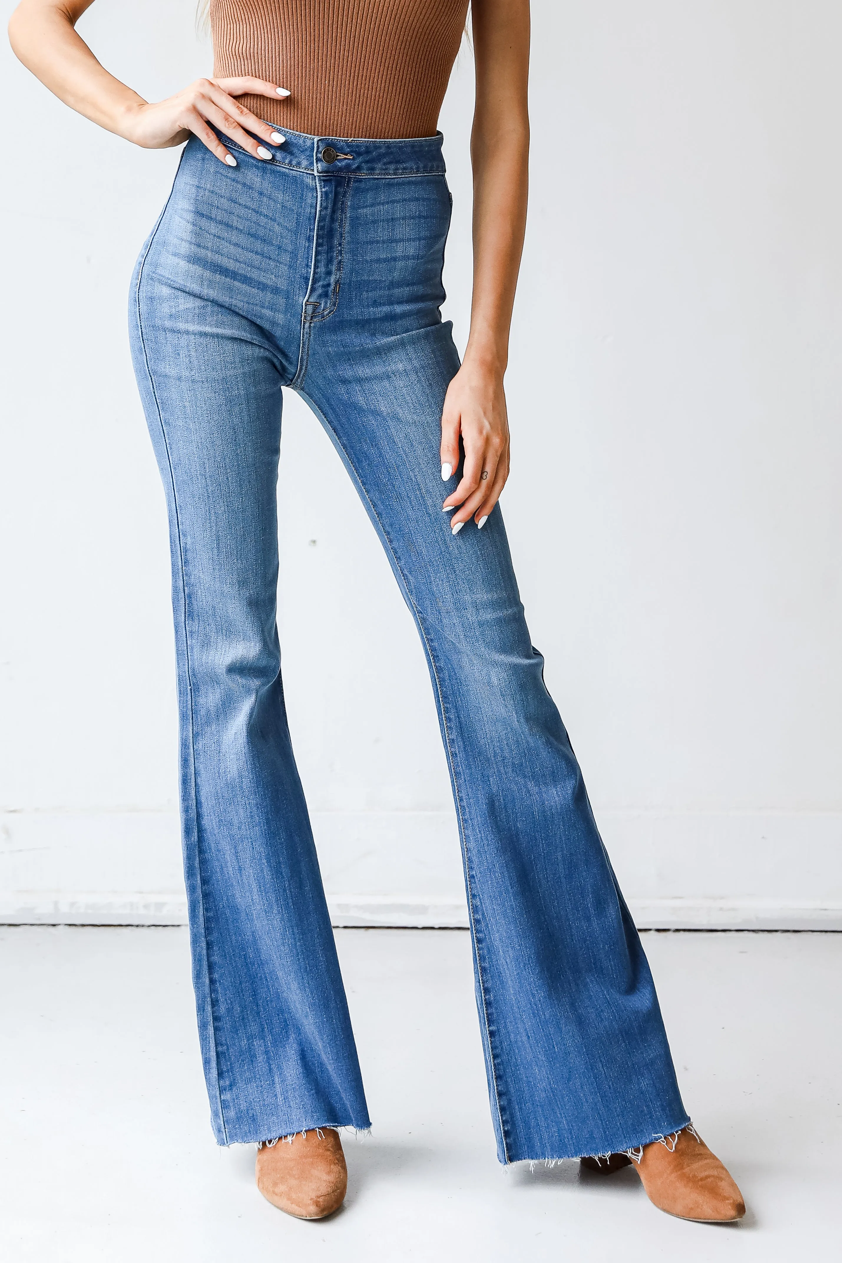 Daily Clothing Sadie High-Rise Flare Jeans