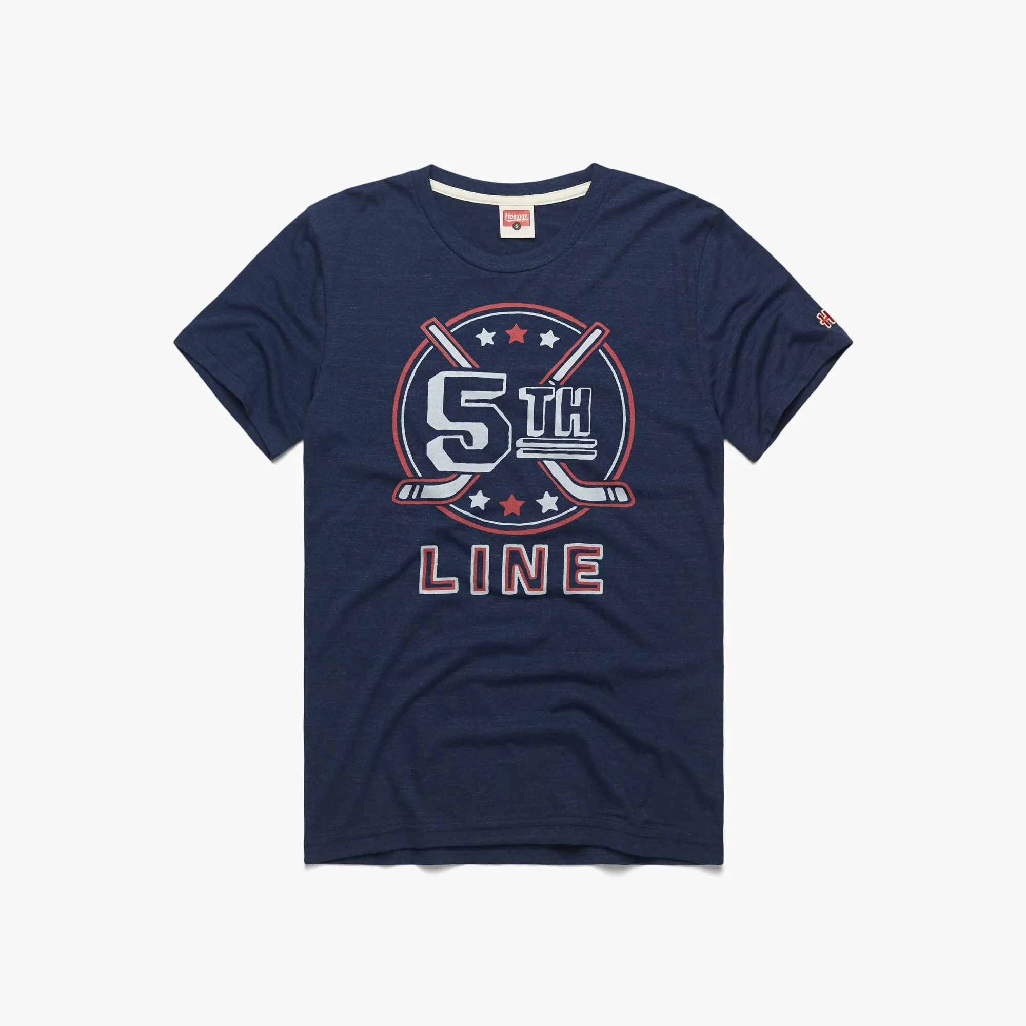 5th Line Crest Circular Knit Design Casual Flex Design