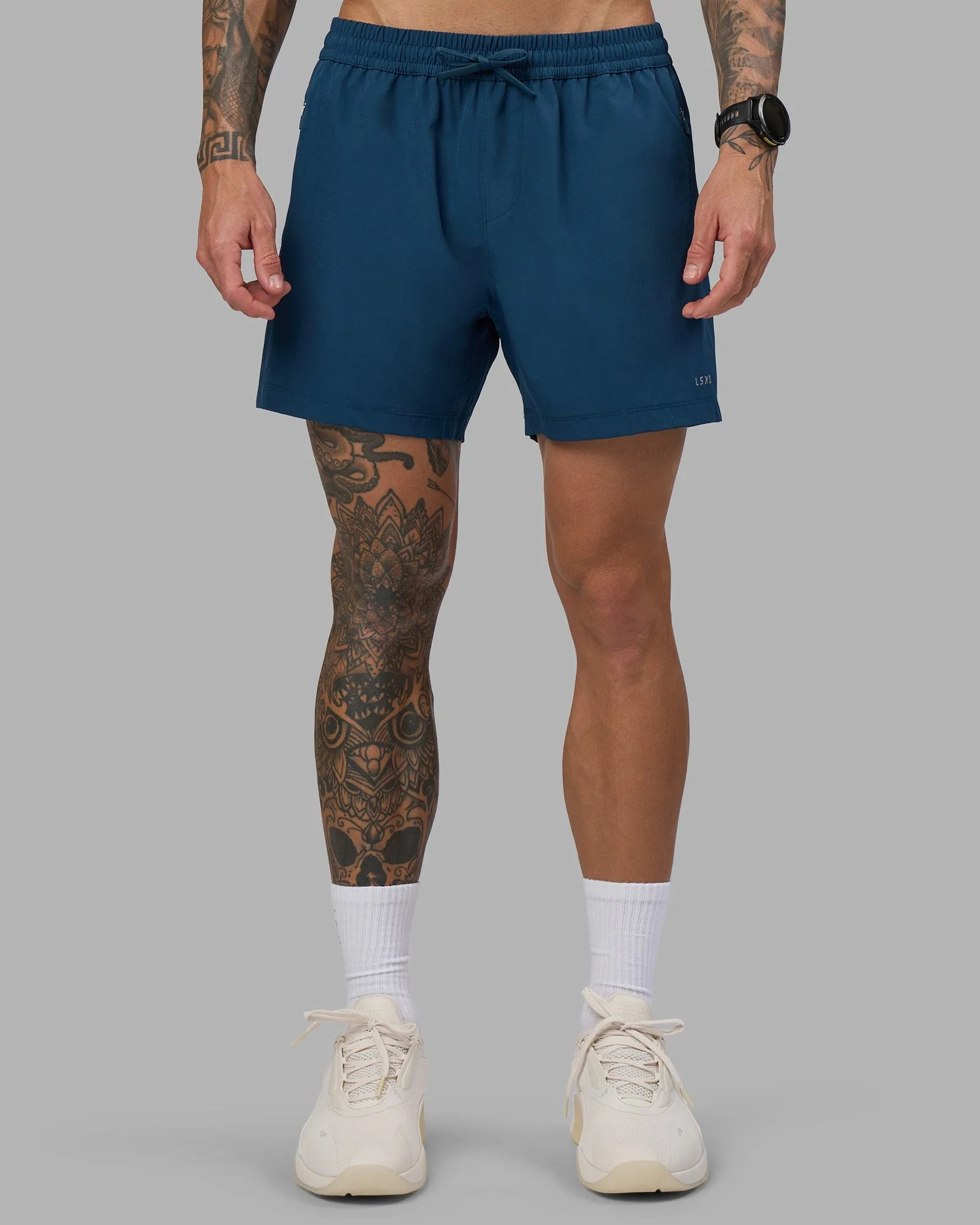 Rep 5" Performance Short - Night Sea Stylish Design Stretchable Fit