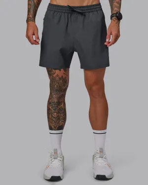camping clothes Effortless Movement Rep 5" Performance Short - Dark Storm