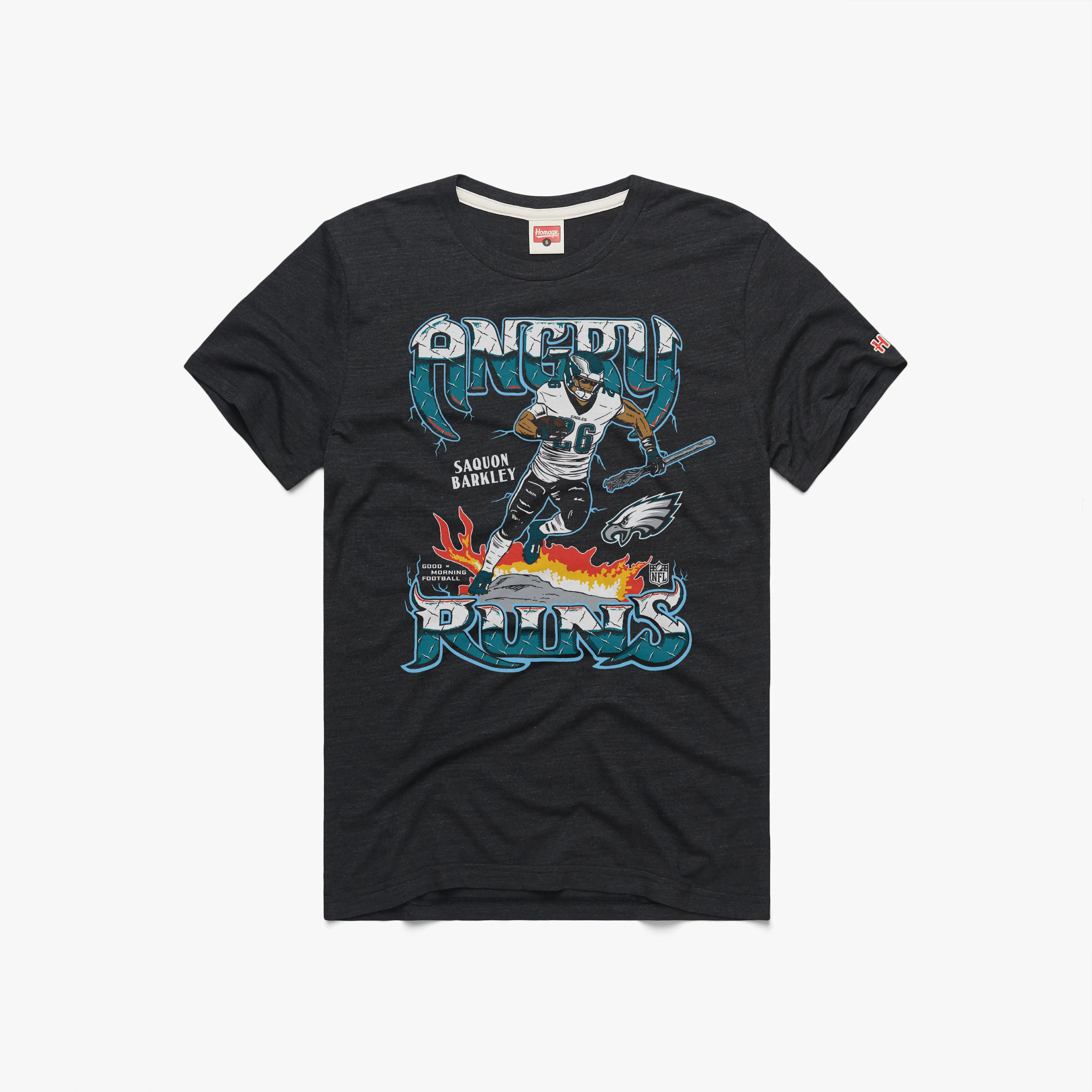 Flattering Design Thermal Regulation Layer Angry Runs 2024 Eagles Saquon Barkley
