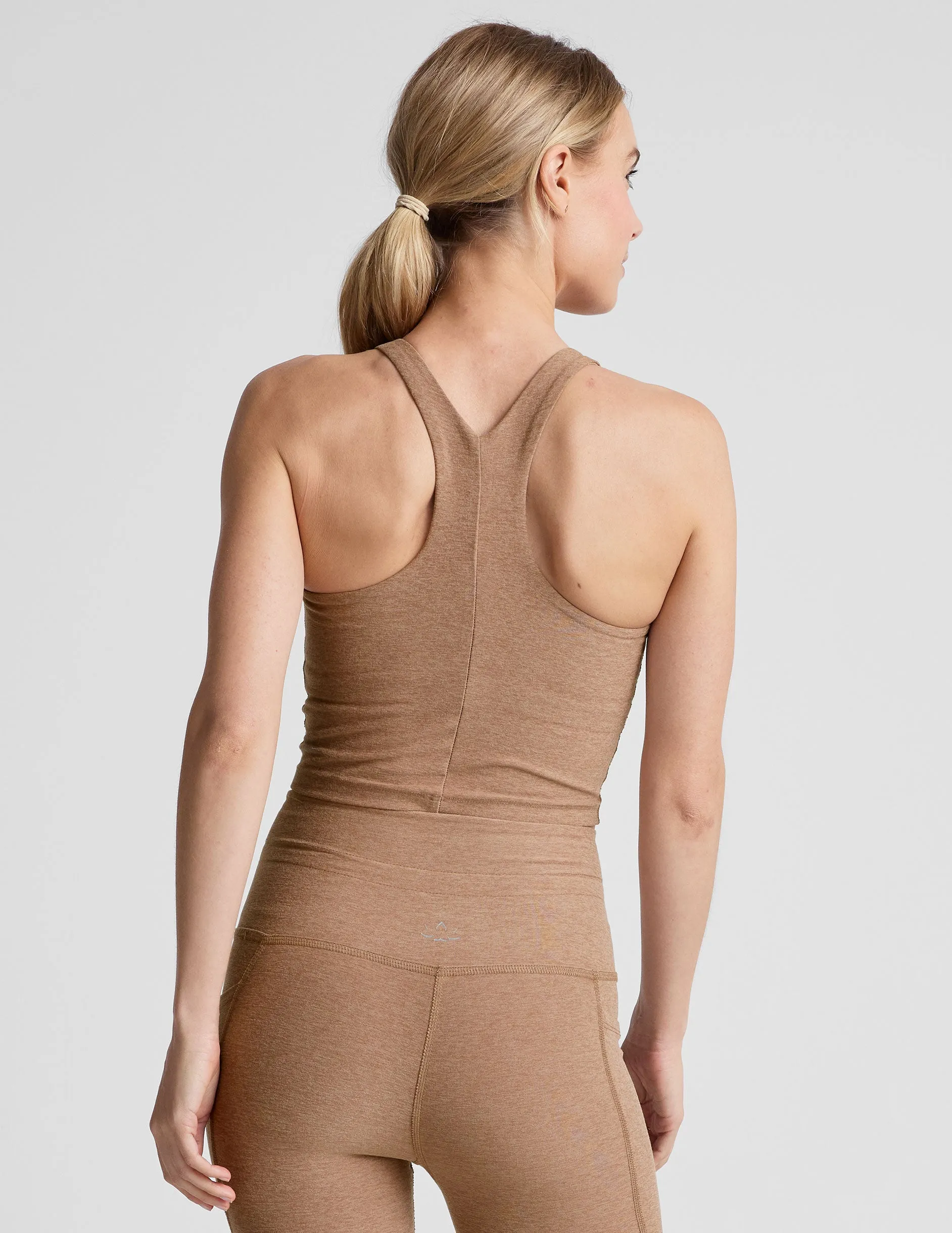Spacedye Refocus Cropped Tank Adjustable Athletic Core Stabilizer