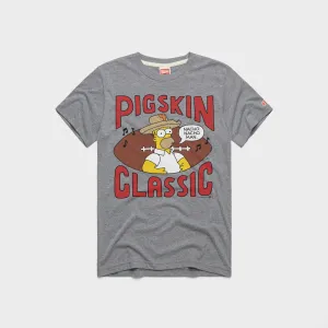 The Simpsons Pigskin Classic Comfy Fit Layer Fashion-Forward Look