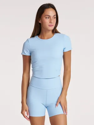 Sweat Guard Technology Refine Crew Neck Bra Top