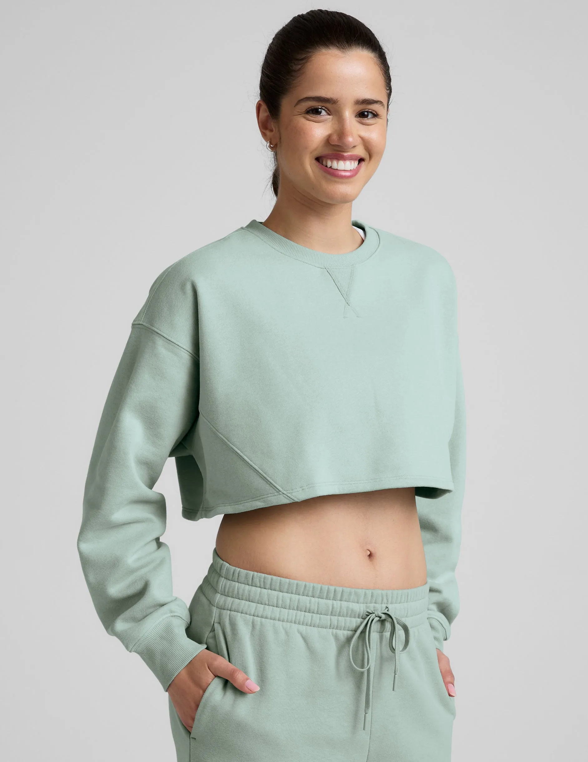 LuxeFleece Boxy Pullover product date night charm factor