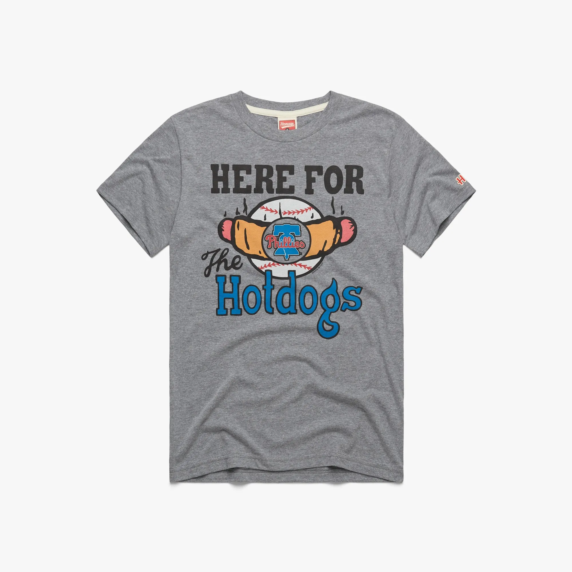 Philadelphia Phillies Here For The Hotdogs Flexible Fit Low carbon footprint