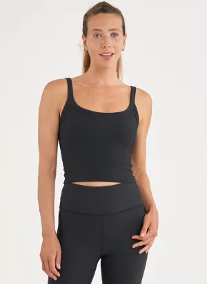 Rib Bra Tank Body-Hugging Fit