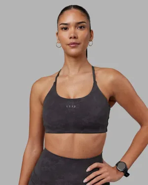 Twist Sports Bra - Dark Storm Wash Lightweight Material sports event
