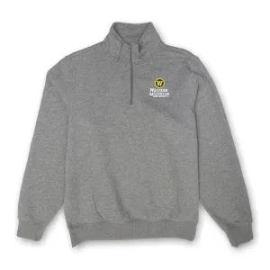 Comfortable For Walking Western Michigan University 1/4 Zip Pullover Sweatshirt