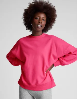 casual party fit test LuxeFleece Oversized Sweatshirt