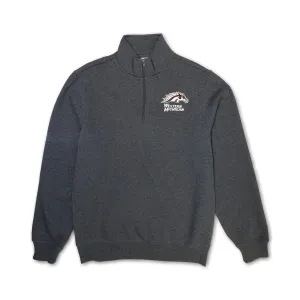 Classic Layering Office Appropriate Western Michigan 1/4 Zip Pullover Sweatshirt