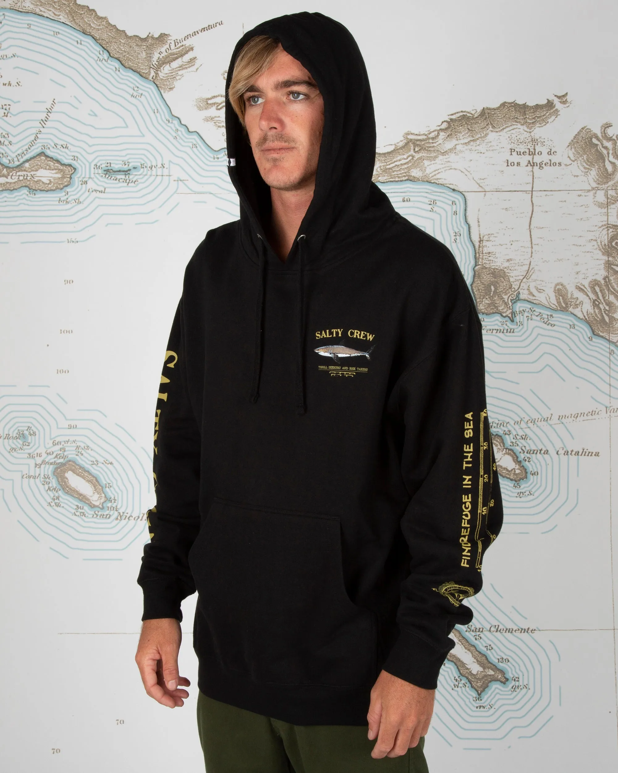 product solo confidence Earth Tones Bruce Fleece Hoodie - Black