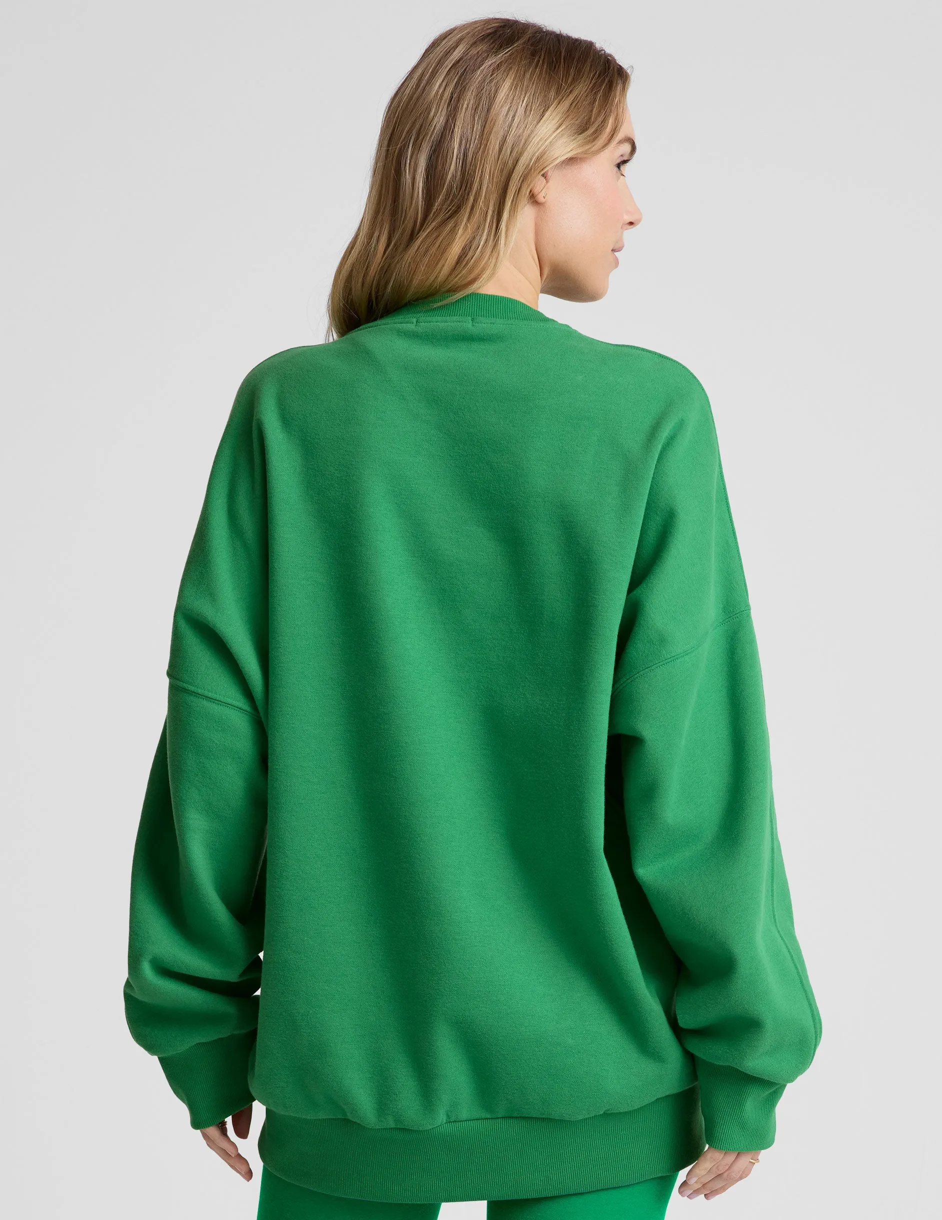 Chambray LuxeFleece Oversized Sweatshirt