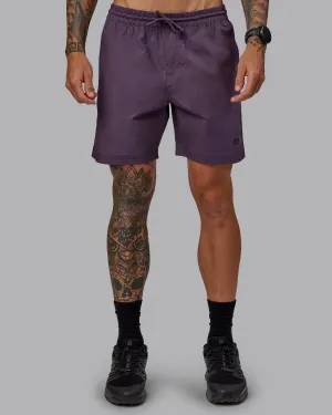 ElasticHem Utility Fit Daily 7" Short - Vintage Violet