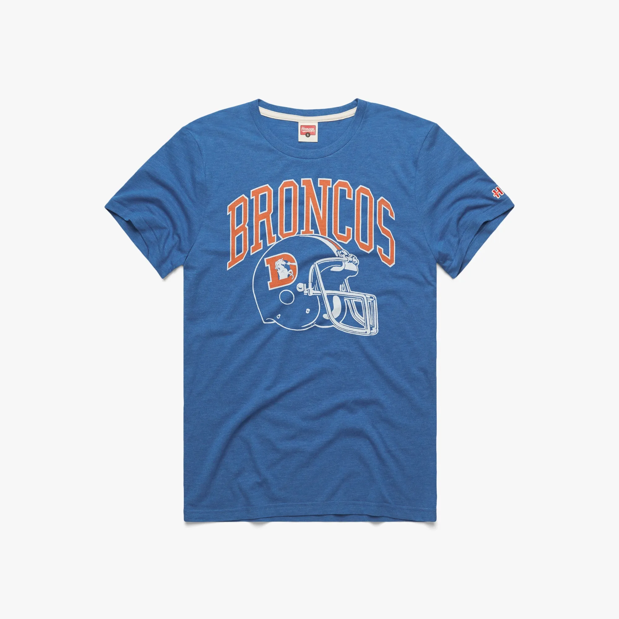 Denver Broncos Helmet Retro Wide Neck Opening