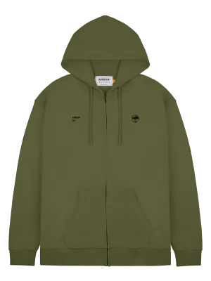 Surplus Zip Hood - Army Timeless Hoodie
