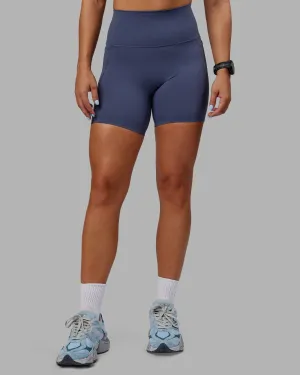 Abs Elixir Ultra High-Rise 6" Short Pockets - Nightshadow Blue Dynamic Fit