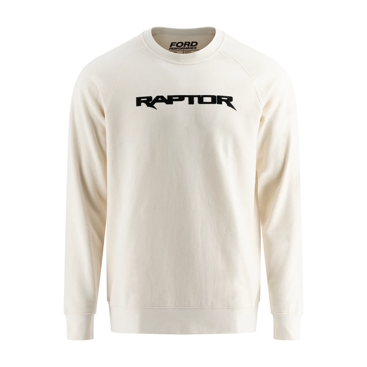 anti wrinkling Ford Trucks Raptor Cream Fleece Crew Neck Sweatshirt