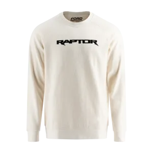 anti wrinkling Ford Trucks Raptor Cream Fleece Crew Neck Sweatshirt