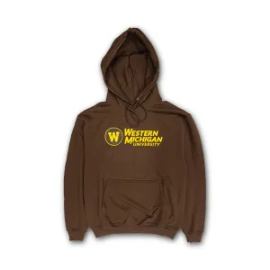 low end graffiti print Western Michigan Official Hoodie