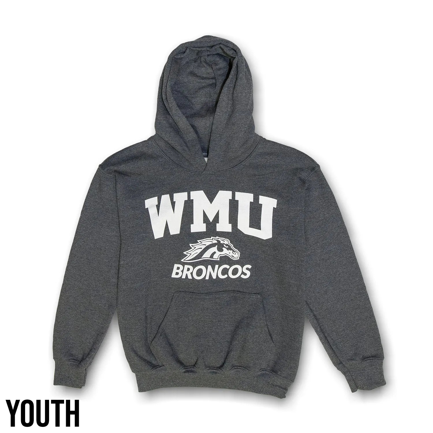 WMU Broncos Youth Hoodie product terry cloth absorbency Trendy