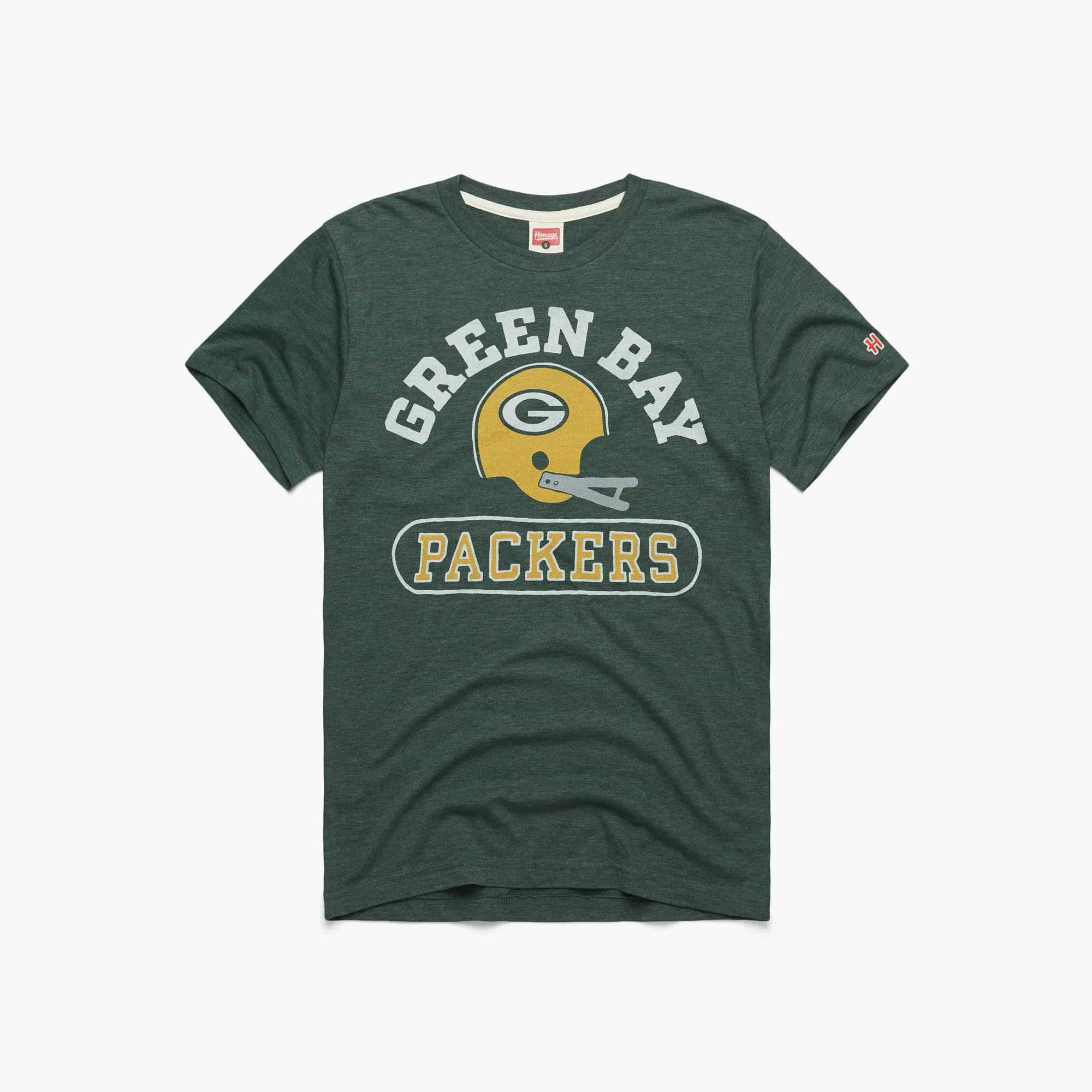 No-Fuss Design Universal Silhouette Green Bay Packers Throwback Helmet