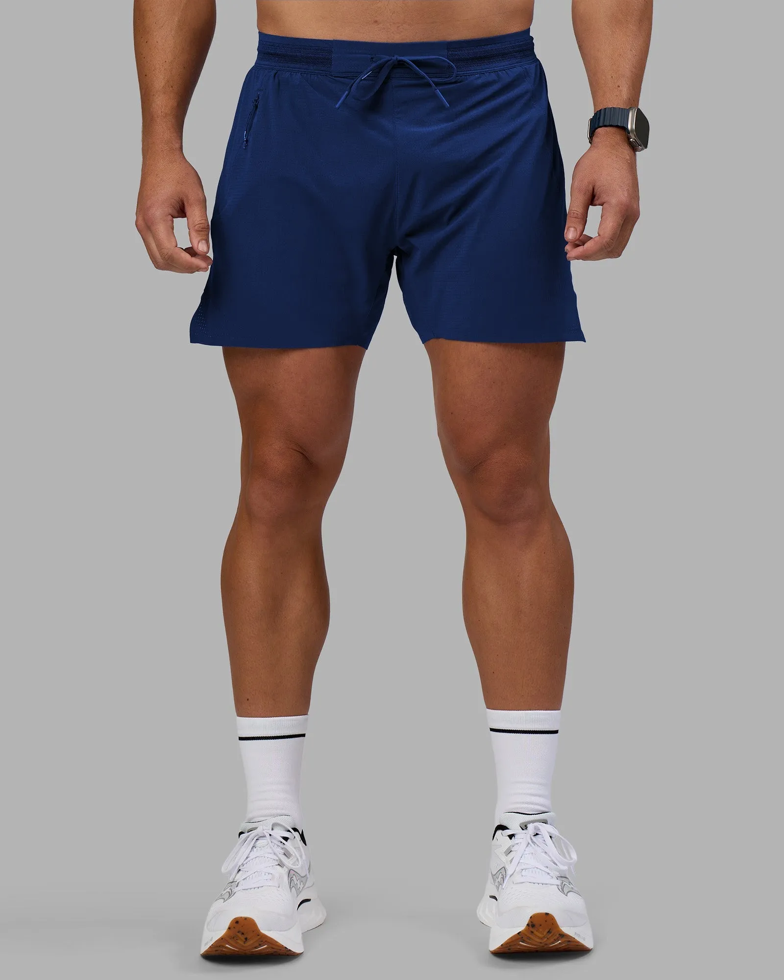 UltraAir 5" Lined Performance Short - Midnight Blue Polyester fabric Daytime Style