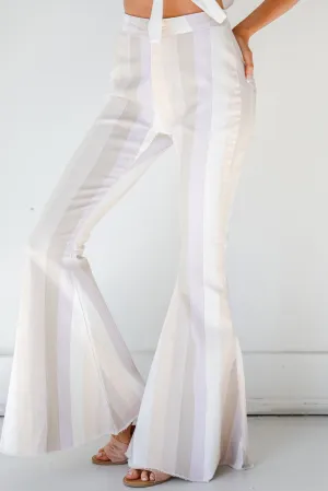 Unisex Attire FINAL SALE - Perfect Paradise Striped Flare Jeans