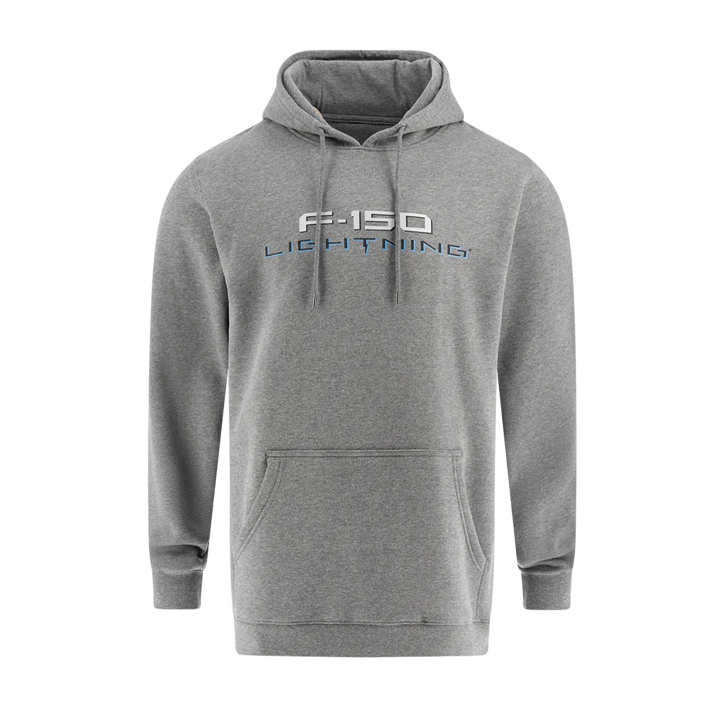 Ford F-150 Lightning Mens Gray Hoodie Fresh Look