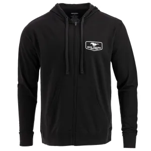 Ford Mustang 60 Years Fleece Zip Up Hoodie Comfy Comfort Smart Casual