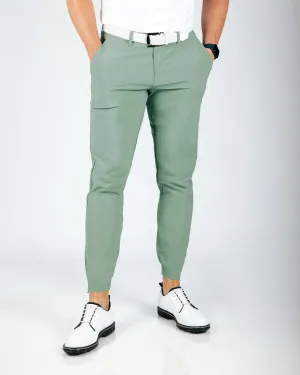 Men's Sage Green Golf Jogger Heavy-duty Wear Sport Fit