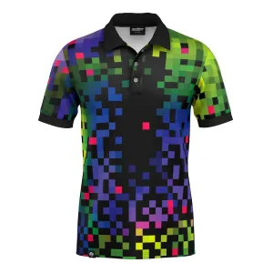 Seamless Shoulder Digital Bits Polo Shirt