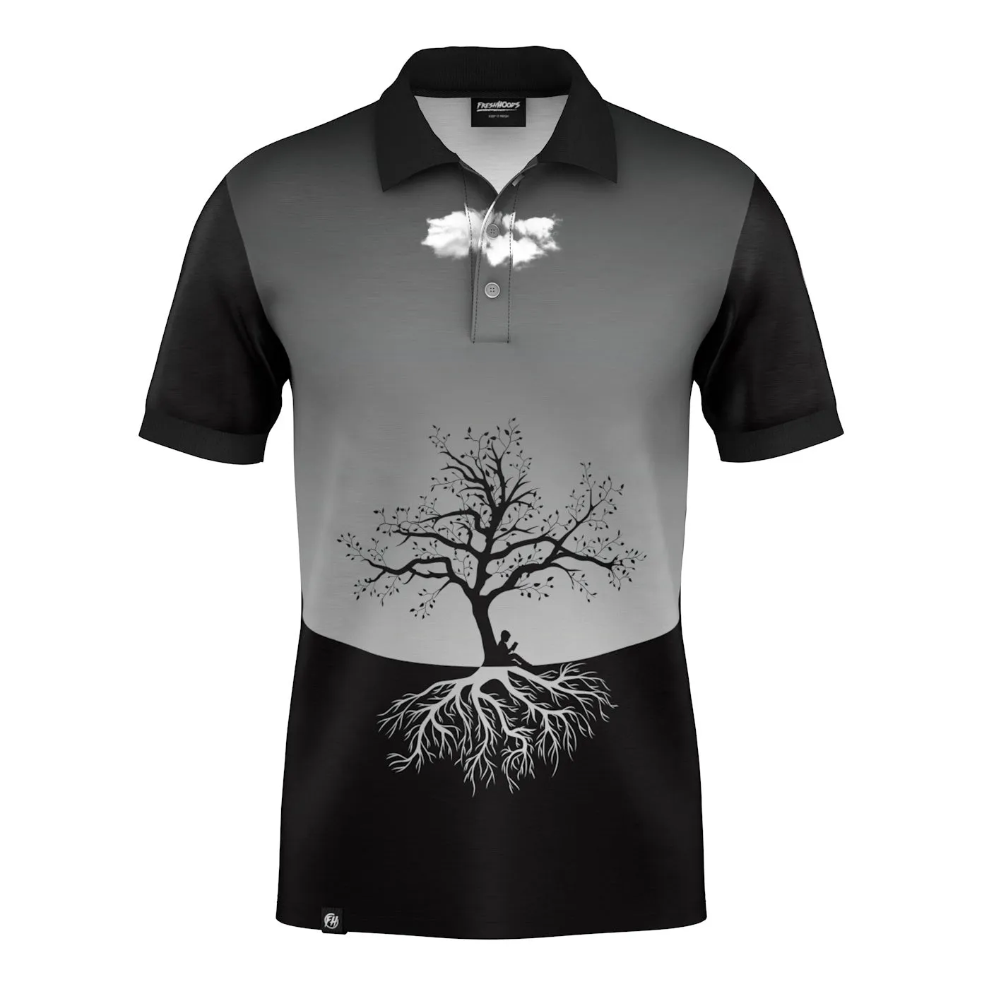 Roots Polo Shirt Comfy Fit Stylish Layer