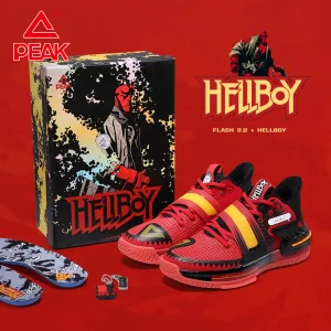 Layered Impact Protection PEAK X HELLBOY  Basketball Shoes FLASH 2.0 LIMITED Edition