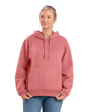 Simple Wear Women's Heritage Zippered Pocket Hooded Pullover Sweatshirt