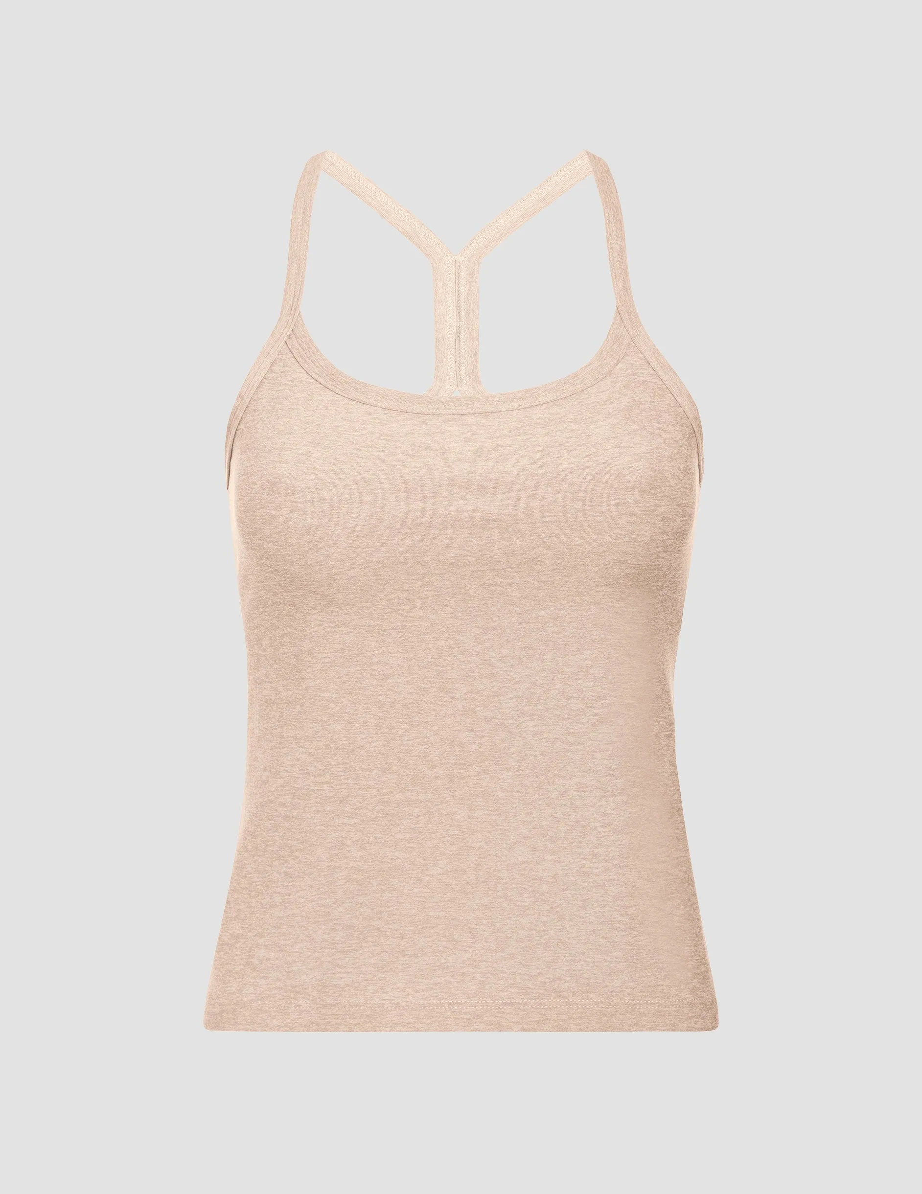 Reinforced Stitching Spacedye Slim Racerback Tank